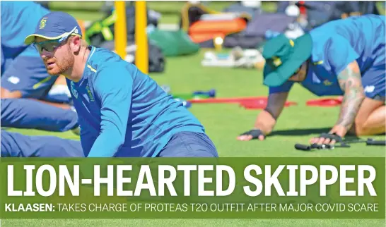  ?? Picture: Gallo Images ?? MAMMOTH TASK. New Proteas T20 skipper Heinrich Klaasen will have his work cut out for him as he leads an inexperien­ced side in a series against hosts Pakistan in Lahore from tomorrow.