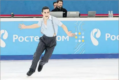  ?? FOTO: FEDH ?? Javier Fernández, dos veces campeón del mundo, busca brillar en la cita de China antes de afrontar el Trofeo de Francia