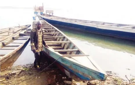  ??  ?? The boat that capsized in Loko PHOTOS: Hassan Ibrahim