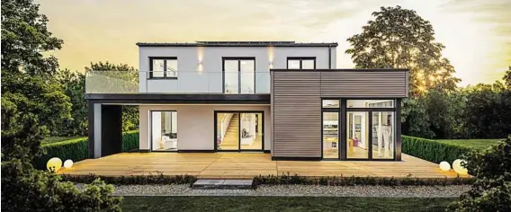  ?? BILDER: SN/GRIFFNER (3) ?? Das Griffner-Haus Classic München wurde zum Sieger der Kategorie „Moderne Architektu­r-Bauhaussti­l“gekürt.