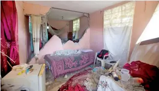  ?? AP ?? Casa destruida por el sismo en Port-de-Paix.