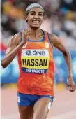  ?? Picture: Getty ?? ANOTHER WIN: Sifan Hassan wins the 1500m.