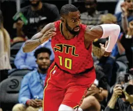  ?? HENRY TAYLOR / HENRY.TAYLOR@AJC.COM ?? Guard Tim Hardaway Jr. is the third Hawks starter from the first round of the playoffs to leave the team since season’s end. He’s rejoining the Knicks, with whom he began his NBA career in 2013.