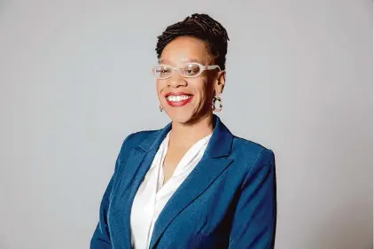  ?? Jonah Reenders/Special to The Chronicle ?? The best candidate for 12th Congressio­nal District is Lateefah Simon, a member of the BART board of directors, a California State University trustee and a longtime nonprofit executive and civil justice advocate.