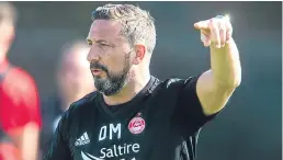  ??  ?? Derek McInnes: would like to be considered in the future.