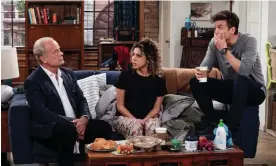  ?? Chris Haston/AP ?? Kelsey Grammer, Jess Salgueiro and Jack Cutmore-Scott in the reboot of Frasier. Photograph: