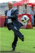  ?? AP ?? Russian President Vladimir Putin could have expected a boost from the football World Cup but has lost support over a move to raise the age of pension eligibilit­y.