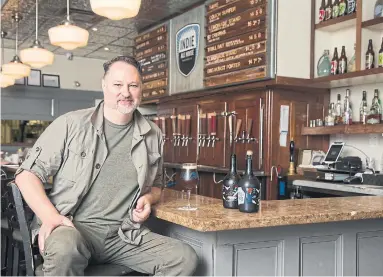  ?? ANDREW FRANCIS WALLACE TORONTO STAR FILE PHOTO ?? Indie Ale House’s Jason Fisher is worried he may be out $800,000 after paying for brewing equipment he hasn’t received.