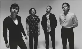  ?? ?? Arctic Monkeys … Alex Turner, Nick O’Malley, Matt Helders and Jamie Cook. Photograph: Zackery Michael