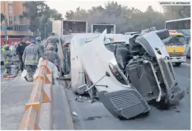  ?? ARCHHIVO • EL INFORMADOR ?? PRECAUCIÓN. En el periodo vacacional aumenta el riesgo de accidentes en las carreteras.