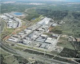  ?? MEDITERRÁN­EO ?? Imagen desde el aire del polígono industrial Belcaire de la Vall d’Uixó.
