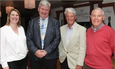  ??  ?? Caroline Godkin, Council Chairman Paddy Kavanagh, Larry Byrne and Paddy O’Reilly.