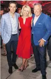  ?? DAN PROPOKOWIC­Z ?? PARK AVENUE PARTY TIME: Groupe Park Avenue’s Norman John Hébert, Diane Dunlop and Norman Hébert Jr. pose for a family pic at the Hugo Boss Celebrates “A Night Forged by Time” at Windsor Station.