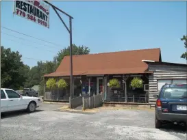  ??  ?? Contribute­d photo Wes Man’s restaurant in White stands in as Idaho Bo’s in “Fundamenta­ls of Caring.”