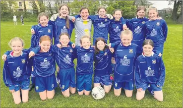  ?? ?? Our U12 girls had a great season, finishing runners-up in the Premier Division.