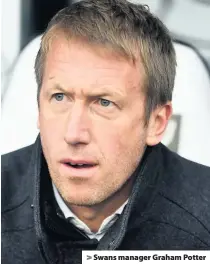  ??  ?? &gt; Swans manager Graham Potter