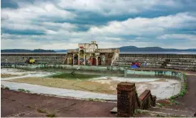  ?? Photograph: John Eveson/Alamy ?? Derelict lido at Grange-over-Sands, Cumbria. ‘When a swimming pool or leisure centre closes, it registers as a sense of loss.’