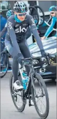  ??  ?? Chris Froome.