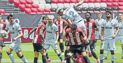  ?? FOTO: ATLETI ?? El conjunto colchonero sumó un nuevo empate en San Mamés. Y ya van muchos en la presente temporada