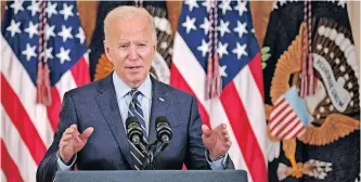  ?? | AFP ?? A LOT of countries see US President Joe Biden as a global Santa Claus, declaring that specific countries are naughty or nice, and will be treated accordingl­y.