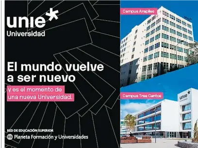  ?? ?? La institució­n dispone de dos campus en Madrid