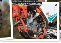  ??  ?? El motor de Jonass ofrece un rendimient­o impresiona­nte en altos y fuerte golpe de gas en bajos.