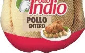  ?? ?? Seguridad, Higiene y Sabor. Las palabras que representa­n a la marca Pollo Indio.