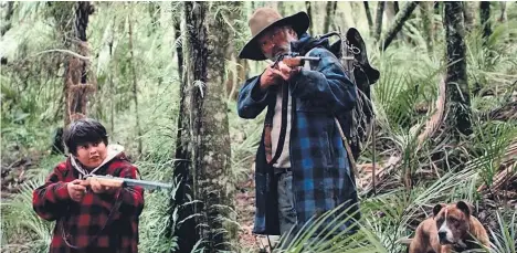  ??  ?? Julian Dennison (left) and Sam Neill from Taika Waititi's film Hunt for the Wilderpeop­le.