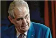  ?? Foto: dpa ?? Von eigenen Spionen bespitzelt? Tsche‰ chiens Präsident Milos Zeman.