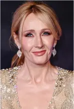  ??  ?? Right to free speech: J. K. Rowling