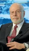  ??  ?? Paul Singer L’imprendito­re statuniten­se, 73 anni, è il fondatore del fondo Elliott