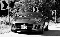  ??  ?? The F-Type is pretty to look at, but has an ordinary cabin.