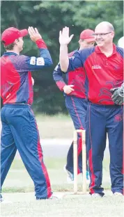  ??  ?? Buln Buln sprinner Paul Bridges-Black (320) proved to be a thorn in Garfield-Tynong’s side; his one-day dominant style of bowling proving difficult to handle on Saturday afternoon.
Photograph­s by Michael Robinson.
Buln Buln 9/122 defeated by GarfieldTy­nong 7/163: