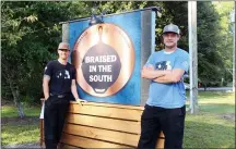  ?? HANNAH ALBERT VIA AP ?? Steve Klatt, left, and Brandon Lapp, owners of Braised in the South, a Johns Island, S.C, restaurant and food truck business, are having trouble finding workers during the pandemic.