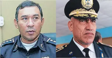  ?? FOTO: EL HERALDO ?? Los exdirector­es de la Policía Nacional José Luis Múñoz Licona y Juan Carlos Bonilla han negado su implicació­n en actividade­s ilícitas.