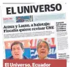  ??  ?? El Universo, Ecuador 22 de oebrero de 2020