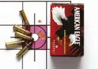  ??  ?? The CZ 455 also proved to be extremely accurate with the 38gr American Eagle ammunition.