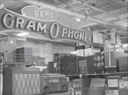  ?? PHOTOS BY GRAHAM HUGHES, THE CANADIAN PRESS ?? German-born Emile Berliner invented the disk in the United States in the late 1800s to compete with Thomas Edison’s phonograph, which used a cylinder that, apparently, was difficult to produce and took a lot of space.