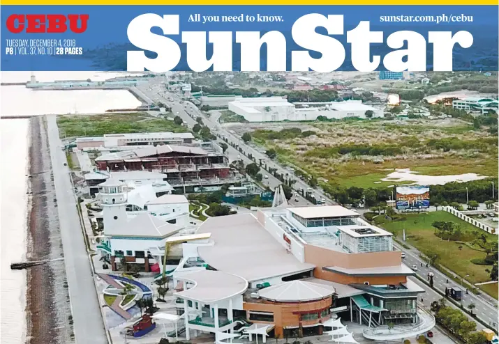  ?? SUNSTAR FOTO / ALLAN CUIZON ?? ANOTHER DEVELOPMEN­T SOON. The Cebu City Government will open for public bidding the sale of a three-hectare property near the Il Corso lifestyle strip in the South Road Properties. Federal Land Inc. has expressed interest in developing the lot into a residentia­l and commercial hub.