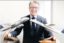  ?? VERONICA HENRI ?? Robert Deluce, Porter Airlines’ CEO and president, still holds out hope of flying jet planes out of Billy Bishop Toronto City Airport despite the federal government’s insistence three years ago that it would not reopen the tripartite agreement.