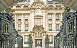  ?? ?? Rooms at the Rosewood London, located in High Holborn, start at $1,100.