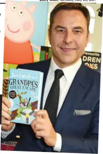  ??  ?? Empathy for outsiders: David Walliams