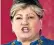  ??  ?? Emily Thornberry effectivel­y dared Jeremy Corbyn to fire her yesterday by pursuing the Remain line
