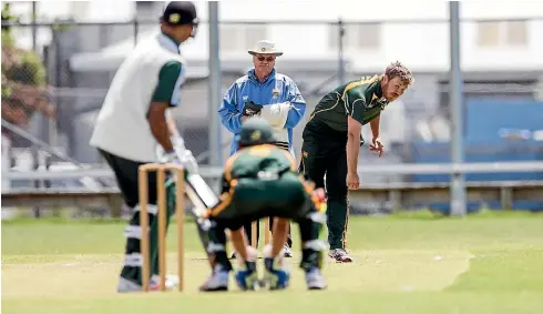  ??  ?? Bowler Jerrym Lamb has been in fine form for Celtic and Marlboroug­h Dolphins.