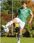  ?? Foto: mm ?? Topscorer des FC Horgau: Fabian Tögel erzielte bereits drei Treffer.