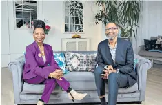  ?? ?? Personal history: Floella Benjamin shared stories with Lenny Henry