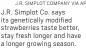  ?? J.R. SIMPLOT COMPANY VIA AP ?? J.R. Simplot Co. says its geneticall­y modified strawberri­es taste better, stay fresh longer and have a longer growing season.