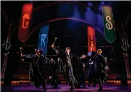  ?? ASSOCIATED PRESS ?? THIS IMAGE RELEASED BY BONEAU/BRYAN-BROWN shows a scene from the production of “Harry Potter and the Cursed Child” in New York. The Tony Awards race is dominated by big establishe­d brands, including Disney’s “Frozen,” J.K. Rowling’s “Harry Potter”...