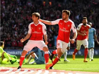  ??  ?? Monreal scored his first goal since 2015 (Getty)