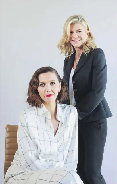  ?? Marcus Yam Los Angeles Times ?? PRODUCER and star Maggie Gyllenhaal, left, worked closely with director and executive producer Michelle MacLaren.